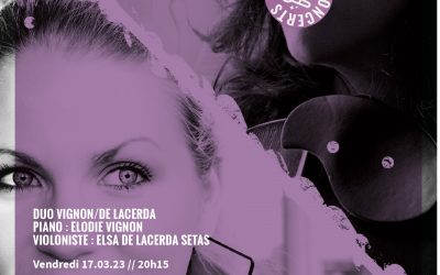 Concert du 17/03 – Impressions & Variations, duo de piano & violon sur fond de musique impressionniste française