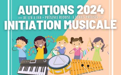 Auditions des classes de rythmique / initiation musicale