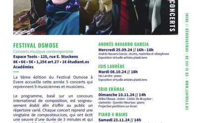 Festival Osmose 2024 (Programmation complète)