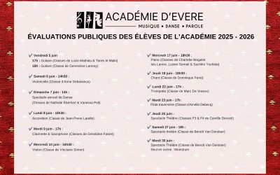 Évaluations de fin d&rsquo;année 2025-2026 à l&rsquo;Académie d&rsquo;Evere
