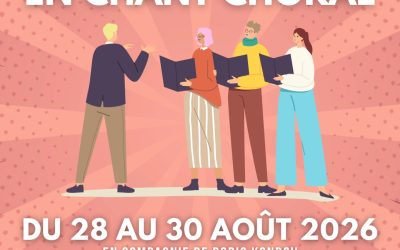 Inscriptions ouvertes pour le stage de chant choral | Du 28 au 30/08 à l’Académie