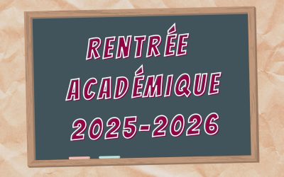 Rentrée Académique 2025-2026